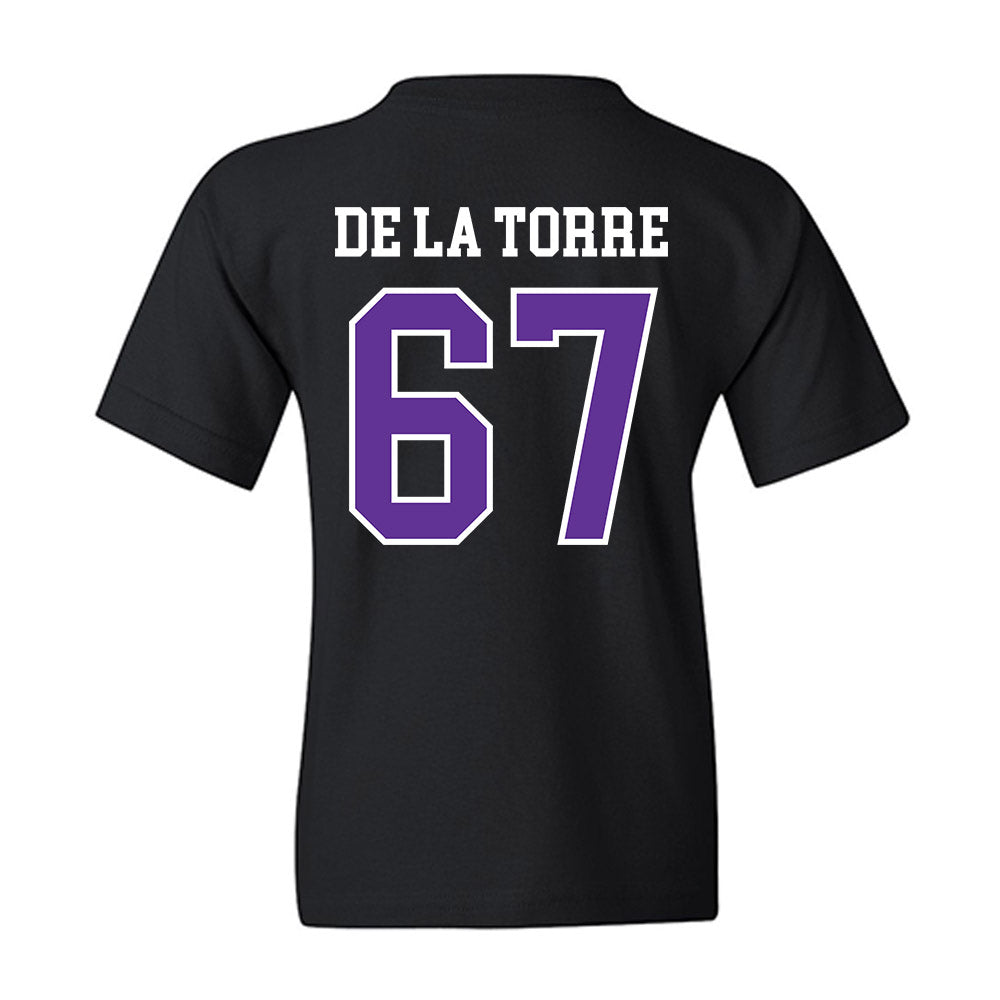 SFA - NCAA Football : Kolt De La Torre - Youth T-Shirt-1