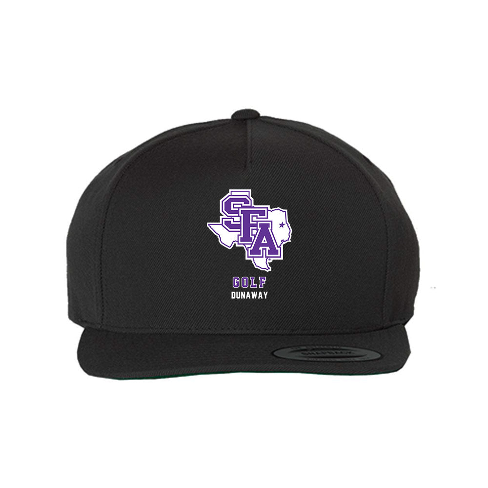 SFA - NCAA Men's Golf : Cayden Dunaway - Snapback Hat-0