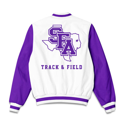 SFA - NCAA Men's Track & Field : Mason Roseboro - Bomber Jacket-1