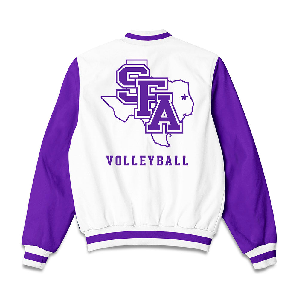 SFA - NCAA Women's Volleyball : Luna Franca - Bomber Jacket-1