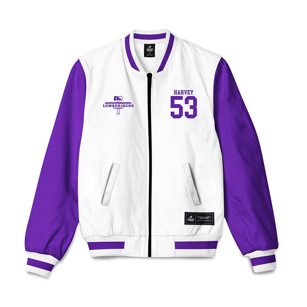 SFA - NCAA Football : Jamiah Harvey - Bomber Jacket-0