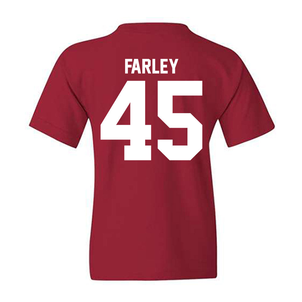 Ball State - NCAA Men's Basketball : Alex Farley - Youth T-Shirt-1