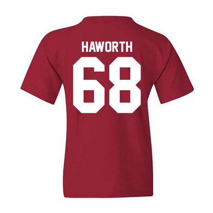 Ball State - NCAA Football : Grant Haworth - Youth T-Shirt-1