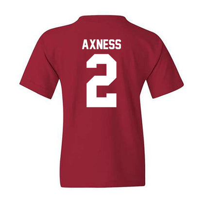Ball State - NCAA Women's Volleyball : Reese Axness - Youth T-Shirt-1