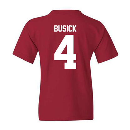 Ball State - NCAA Women's Volleyball : Paige Busick - Youth T-Shirt