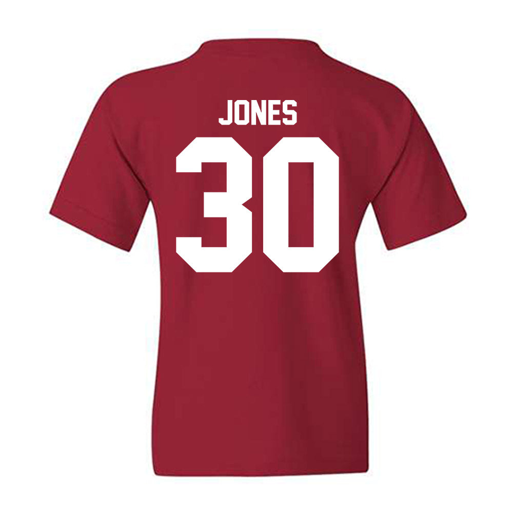 Ball State - NCAA Football : Jalon Jones - Youth T-Shirt-1