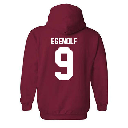 Ball State - NCAA Women's Volleyball : katie egenolf - Hooded Sweatshirt