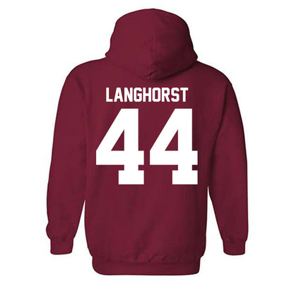 Ball State - NCAA Baseball : Kade Langhorst - Hooded Sweatshirt-1