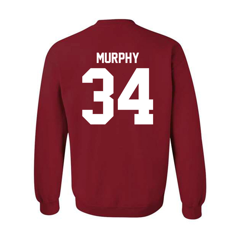 Ball State - NCAA Baseball : Trent Murphy - Crewneck Sweatshirt-1