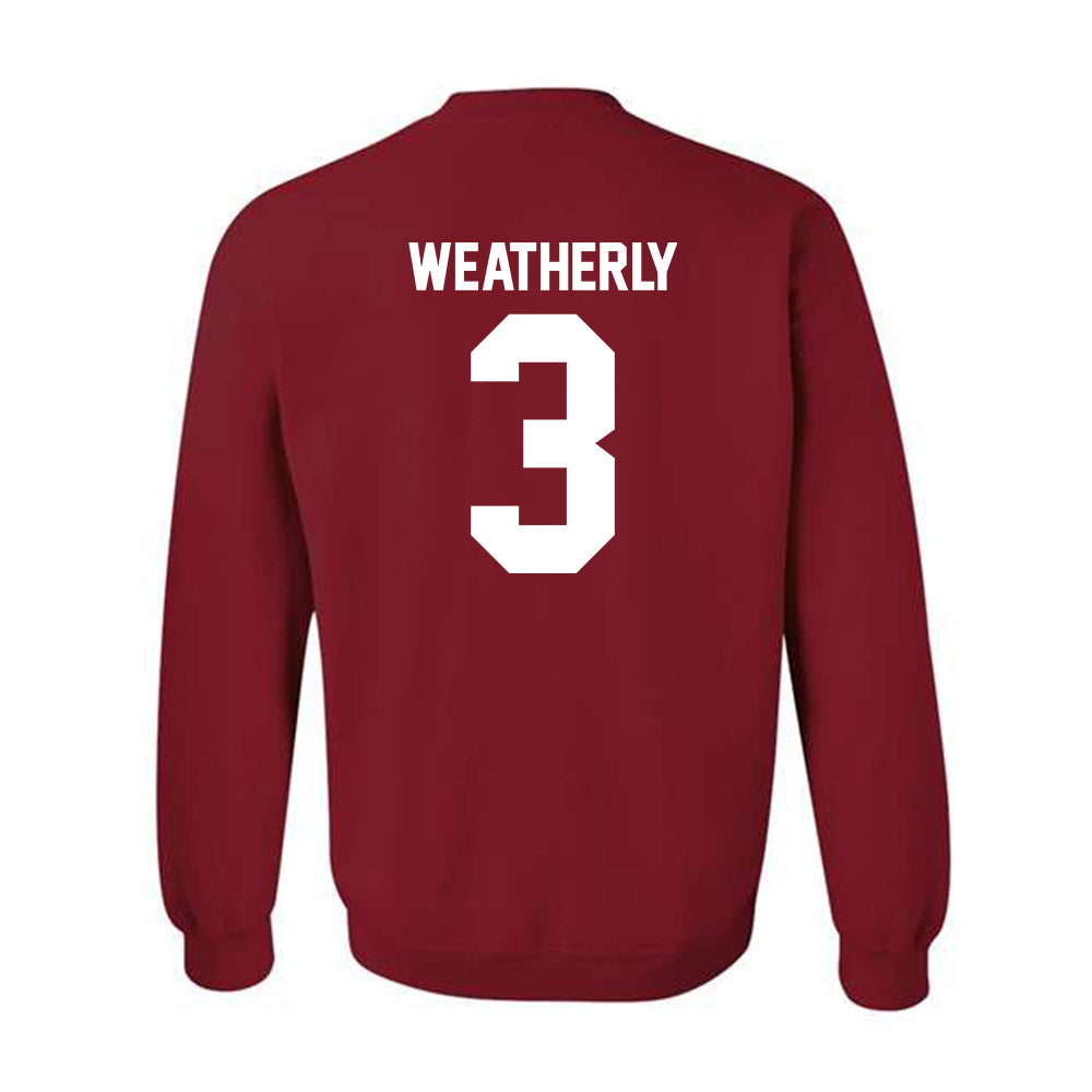 Ball State - NCAA Football : Eric Weatherly - Crewneck Sweatshirt-1
