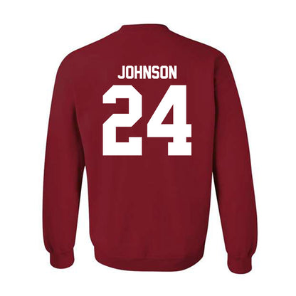 Ball State - NCAA Baseball : Keegan Johnson - Crewneck Sweatshirt-1
