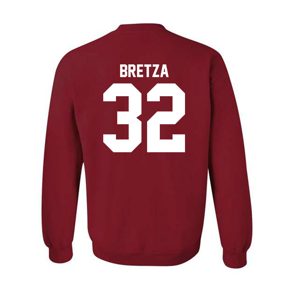 Ball State - NCAA Baseball : Zander Bretza - Crewneck Sweatshirt-1