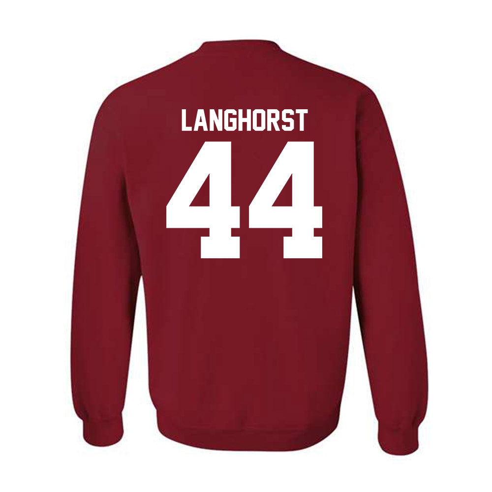 Ball State - NCAA Baseball : Kade Langhorst - Crewneck Sweatshirt-1