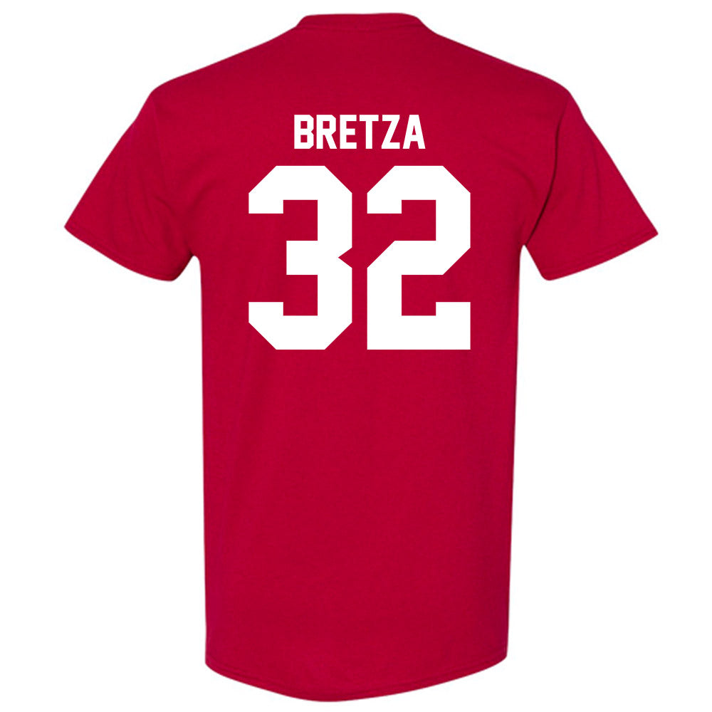 Ball State - NCAA Baseball : Zander Bretza - T-Shirt-1