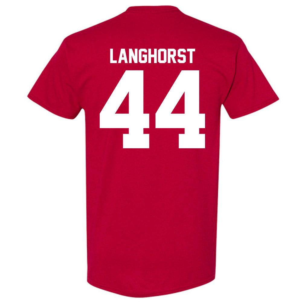 Ball State - NCAA Baseball : Kade Langhorst - T-Shirt-1