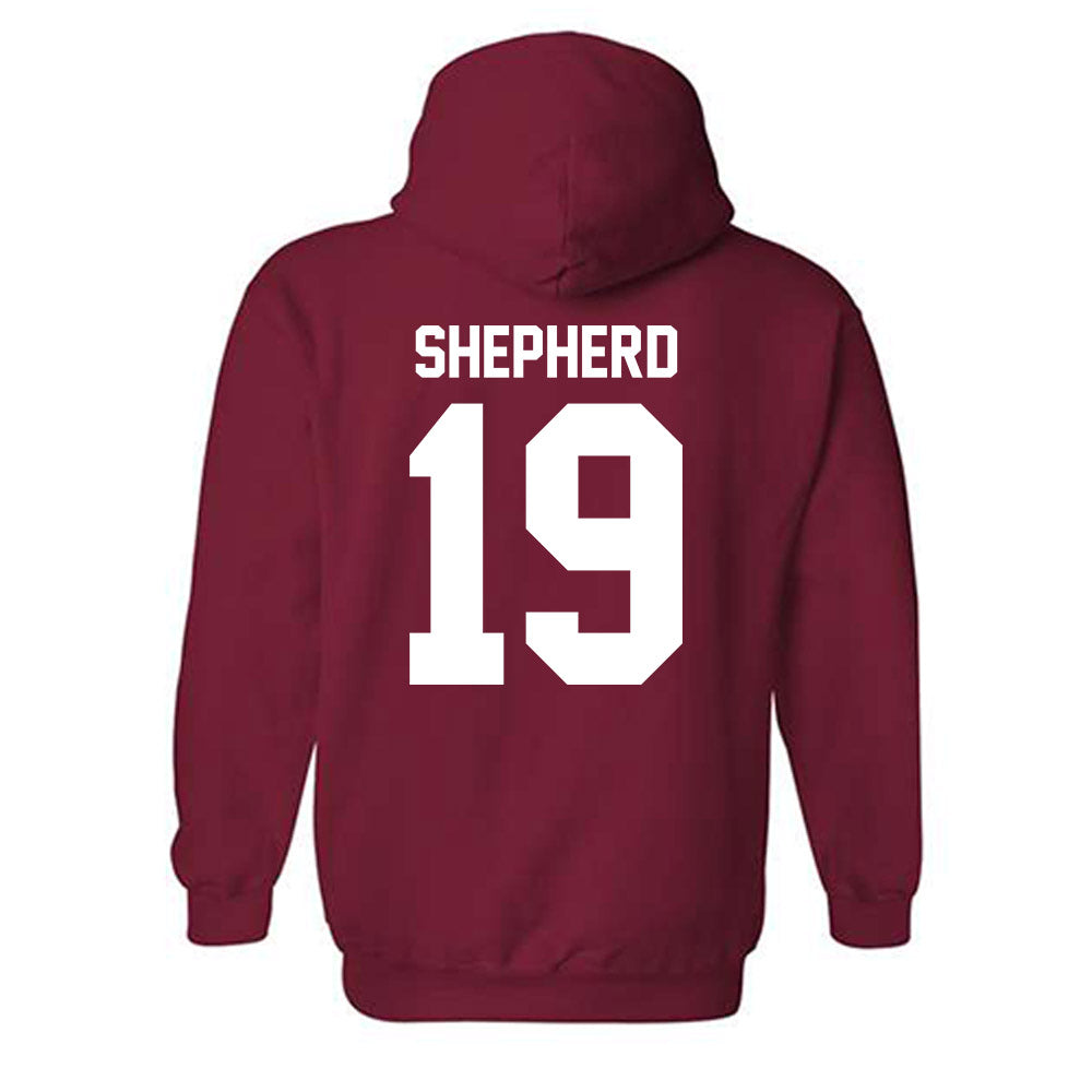 Ball State - NCAA Football : Deondre Shepherd - Hooded Sweatshirt-1