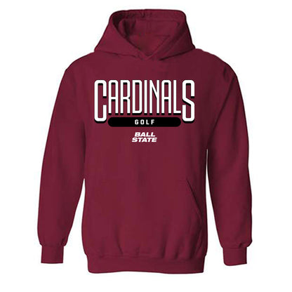 Ball State - NCAA Men's Golf : Carter Smith - Hooded Sweatshirt-0