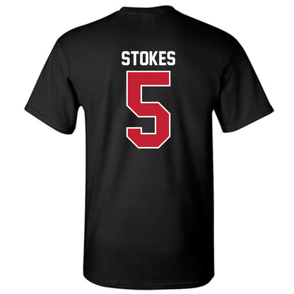 Ball State - NCAA Baseball : Taber Stokes - T-Shirt-1
