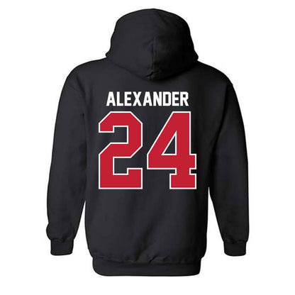 Ball State - NCAA Football : Jalen Alexander - Hooded Sweatshirt-1