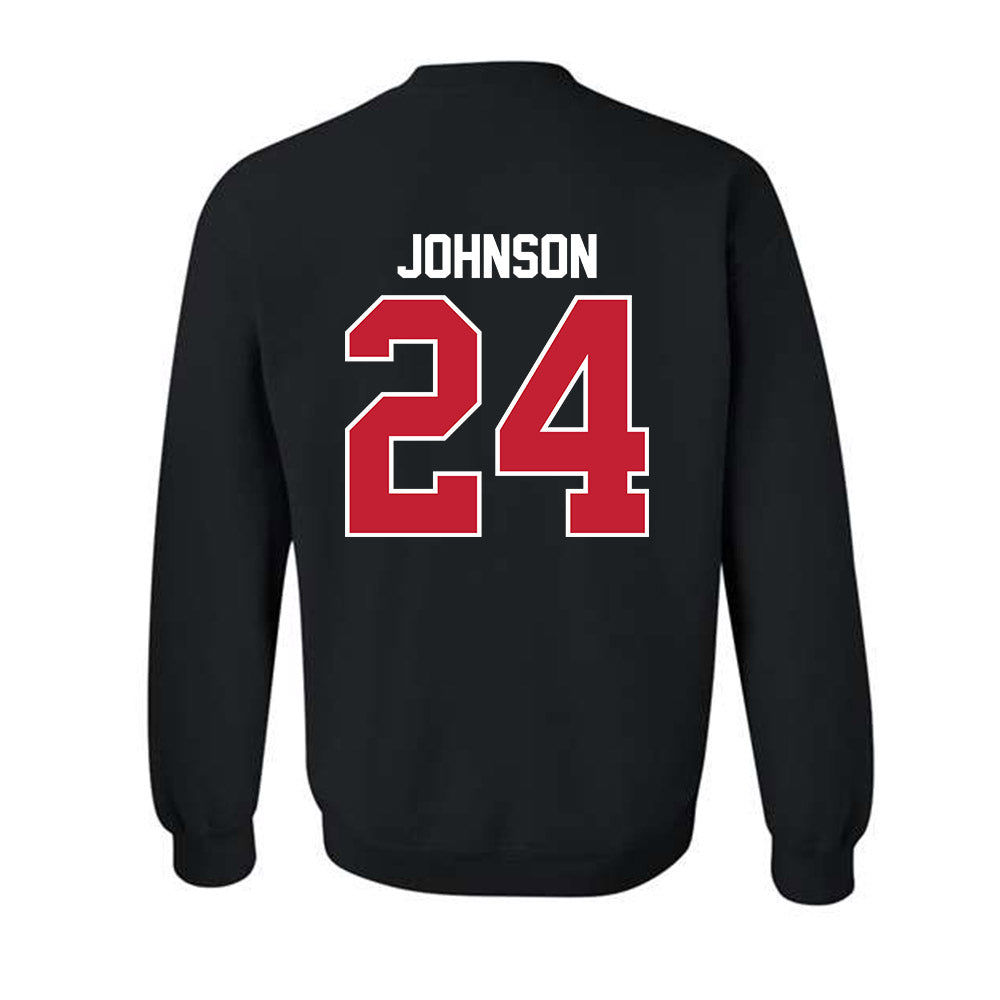 Ball State - NCAA Baseball : Keegan Johnson - Crewneck Sweatshirt-1