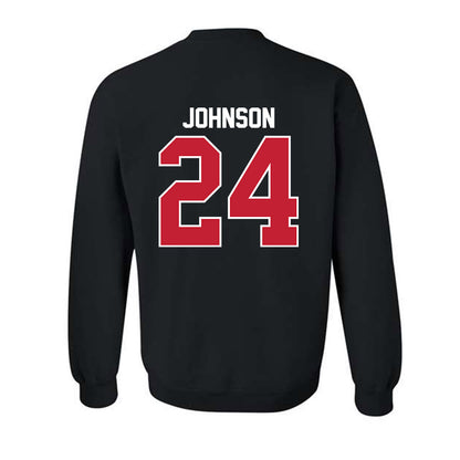 Ball State - NCAA Baseball : Keegan Johnson - Crewneck Sweatshirt-1