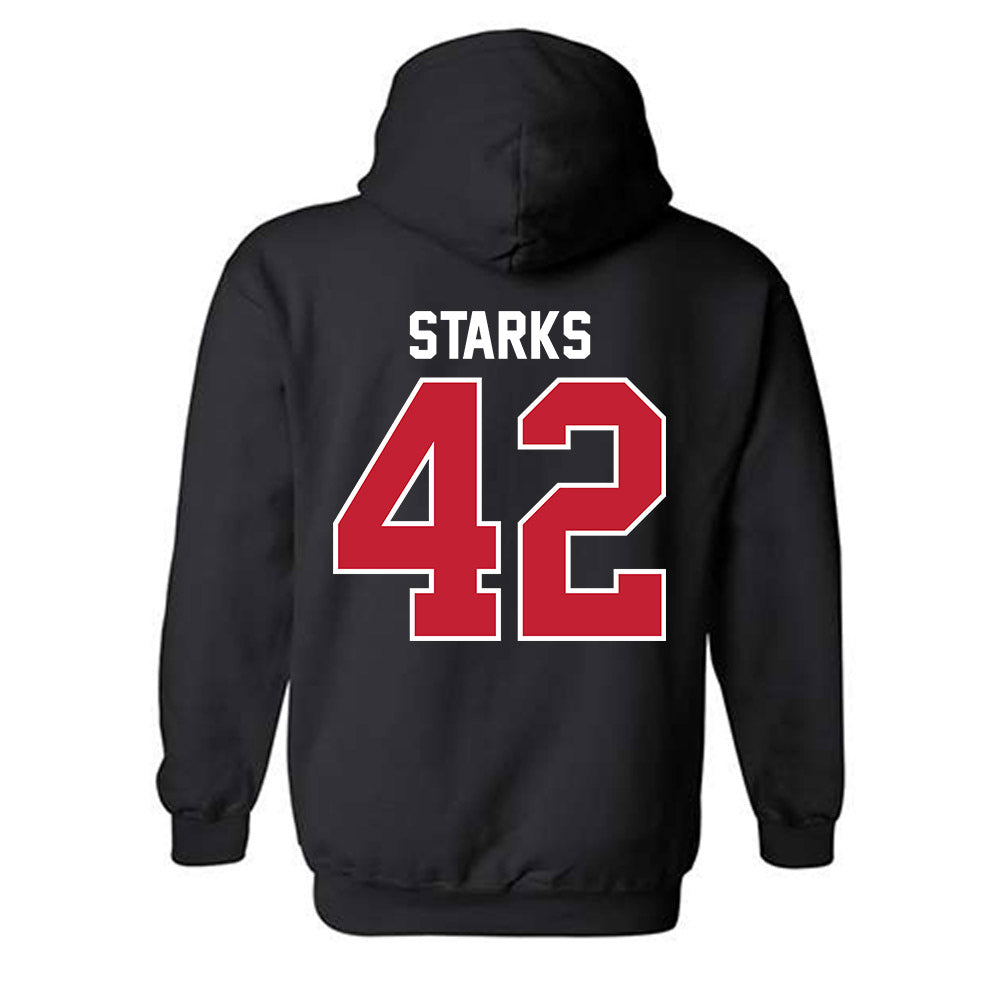 Ball State - NCAA Football : Layton Starks - Hooded Sweatshirt-1