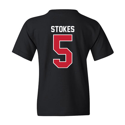 Ball State - NCAA Baseball : Taber Stokes - Youth T-Shirt-1