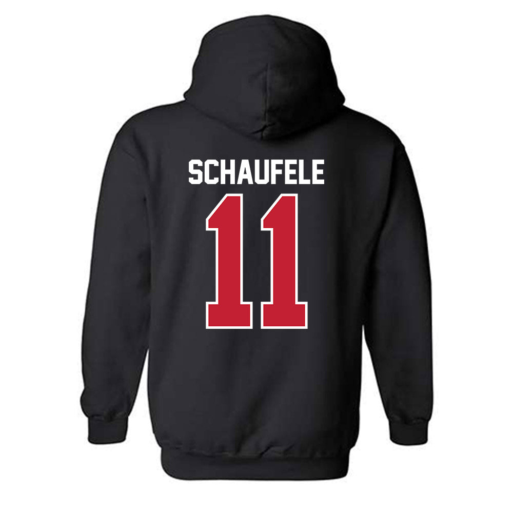 Ball State - NCAA Women's Soccer : Ainsley Schaufele - Hooded Sweatshirt-1