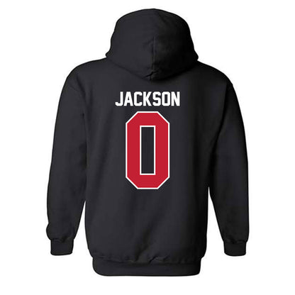 Ball State - NCAA Football : Elijah Jackson - Hooded Sweatshirt-1