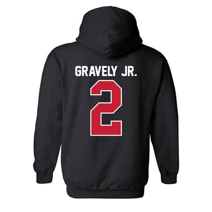 Ball State - NCAA Football : Michael Gravely Jr. - Hooded Sweatshirt-1