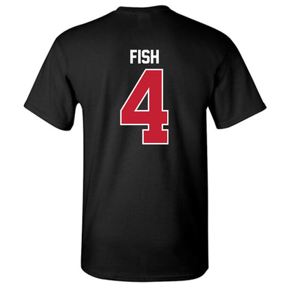 Ball State - NCAA Men's Basketball : Kayden Fish - T-Shirt-1