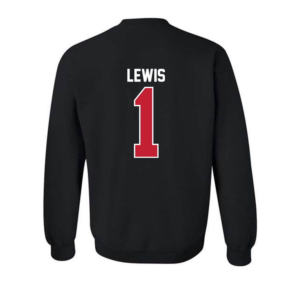 Ball State - NCAA Football : Joedrick Lewis - Crewneck Sweatshirt-1