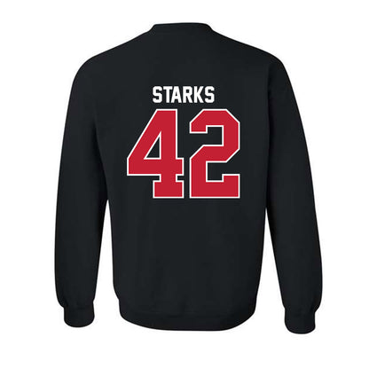 Ball State - NCAA Football : Layton Starks - Crewneck Sweatshirt-1
