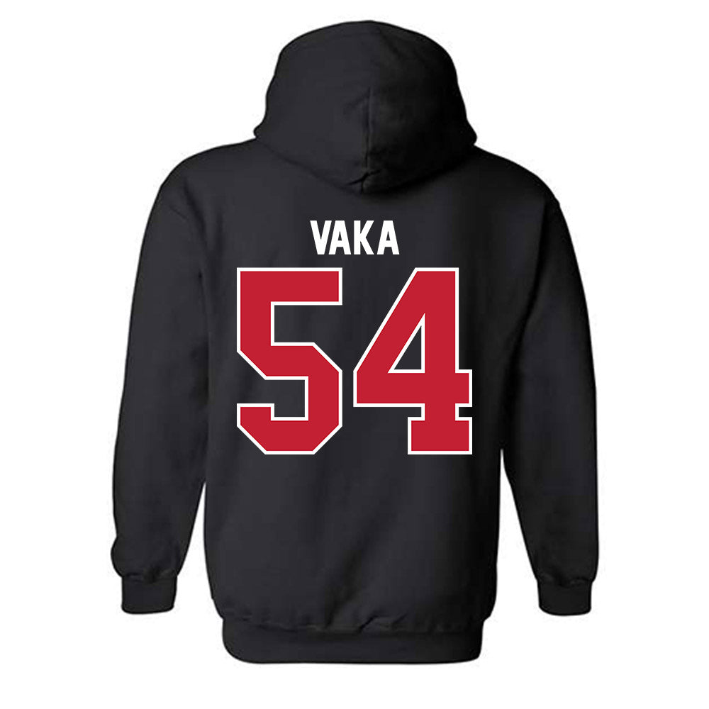 Ball State - NCAA Football : Spencer Vaka - Hooded Sweatshirt-1