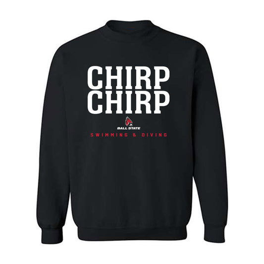 Ball State - NCAA Men's Swimming & Diving : Ryan Farmer - Crewneck Sweatshirt-0