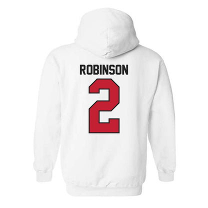 Ball State - NCAA Football : Ty Robinson - Hooded Sweatshirt-1