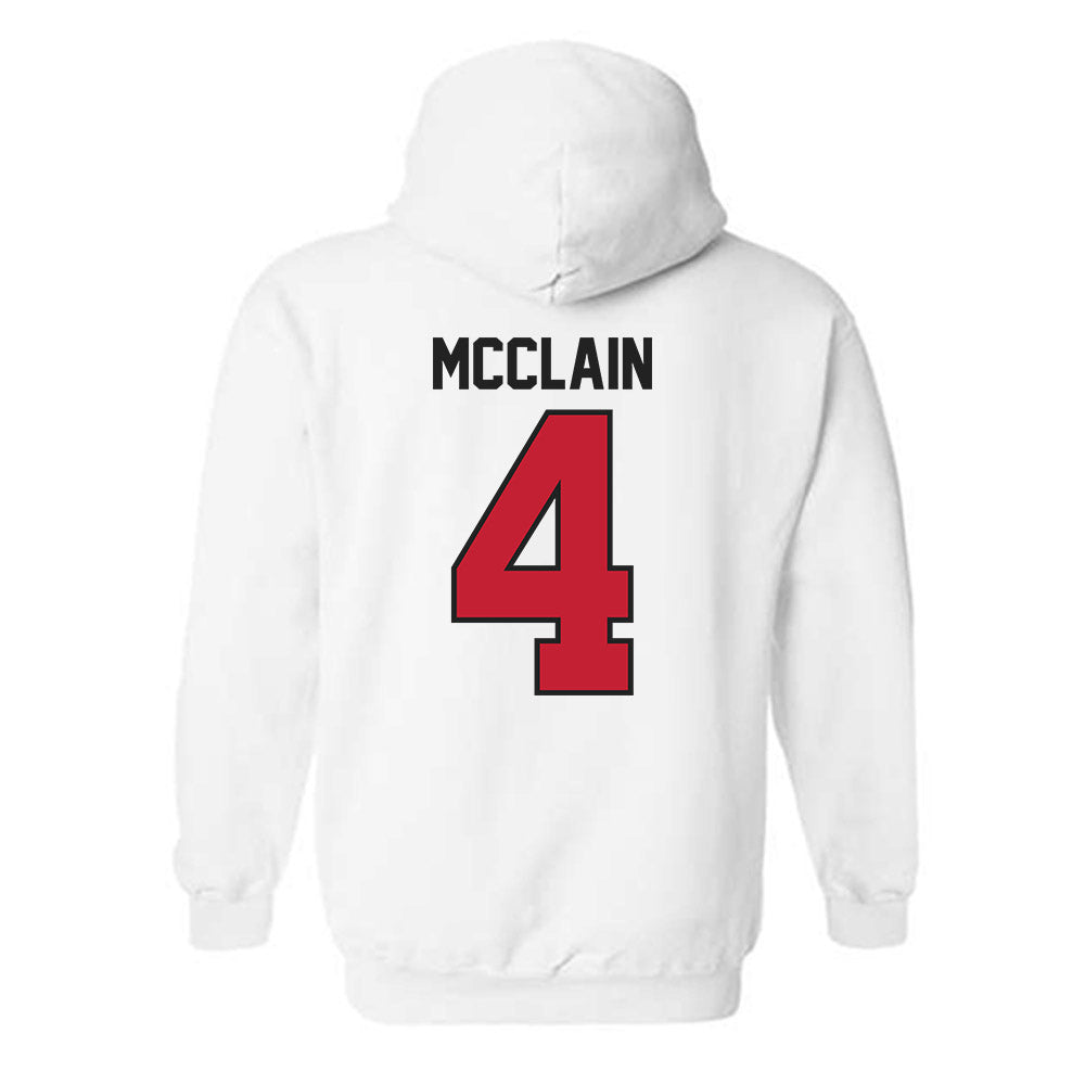 Ball State - NCAA Football : Eric McClain - Hooded Sweatshirt-1