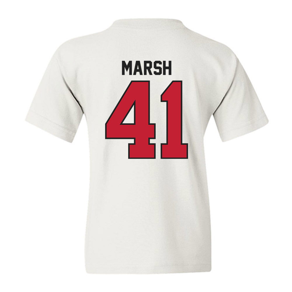 Ball State - NCAA Football : Ben Marsh - Youth T-Shirt-1