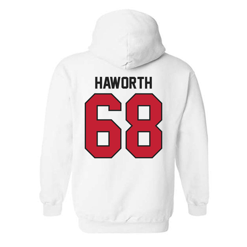 Ball State - NCAA Football : Grant Haworth - Hooded Sweatshirt-1