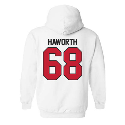 Ball State - NCAA Football : Grant Haworth - Hooded Sweatshirt-1