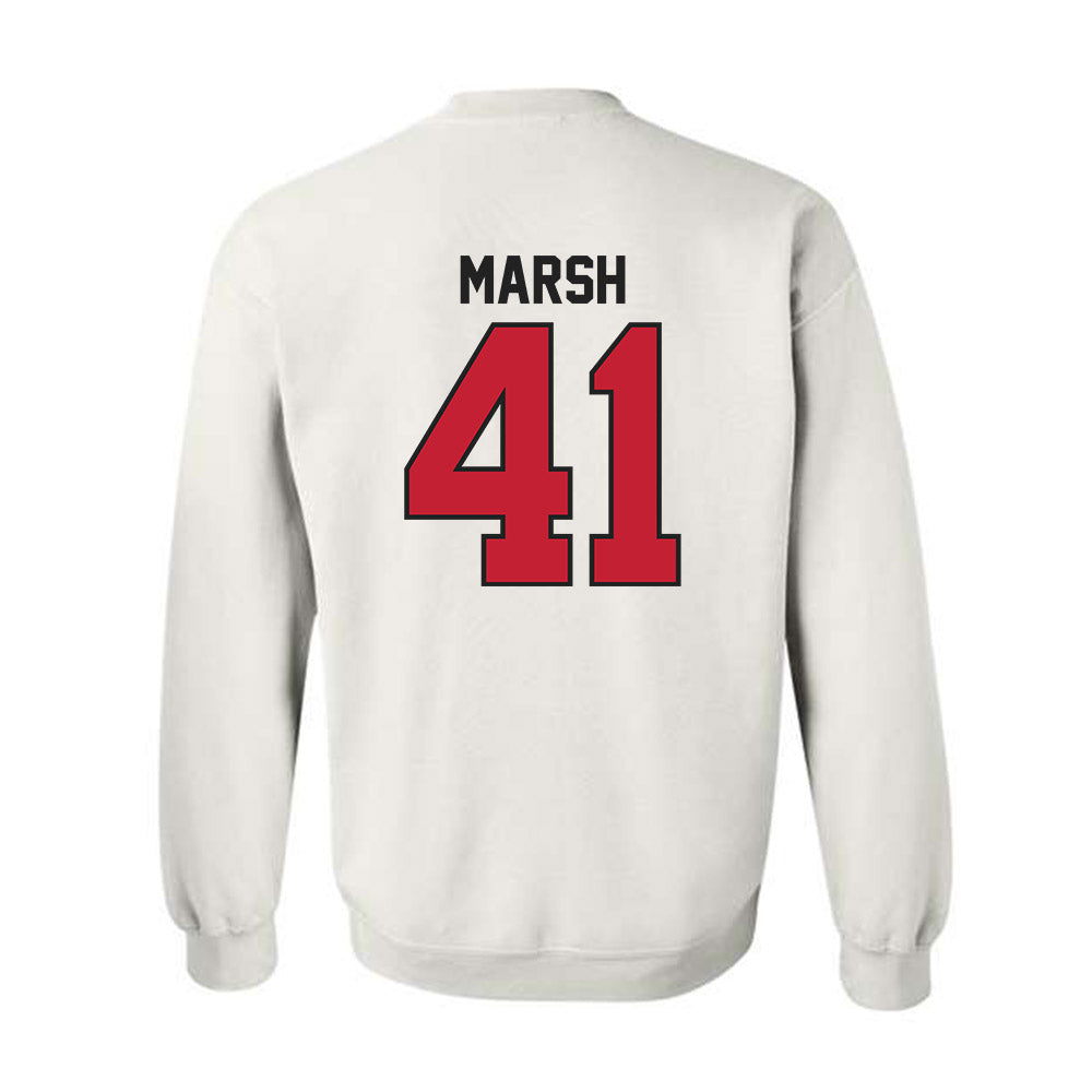 Ball State - NCAA Football : Ben Marsh - Crewneck Sweatshirt-1