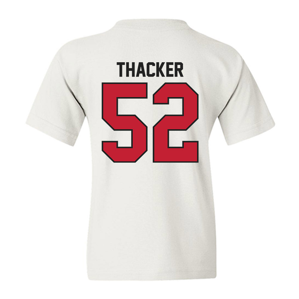 Ball State - NCAA Football : Michael Thacker - Youth T-Shirt-1