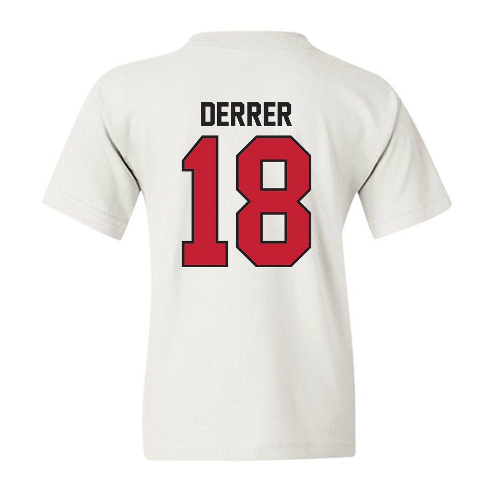 Ball State - NCAA Football : Bodie Derrer - Youth T-Shirt-1