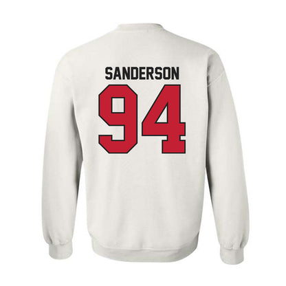 Ball State - NCAA Football : Hunter Sanderson - Crewneck Sweatshirt-1