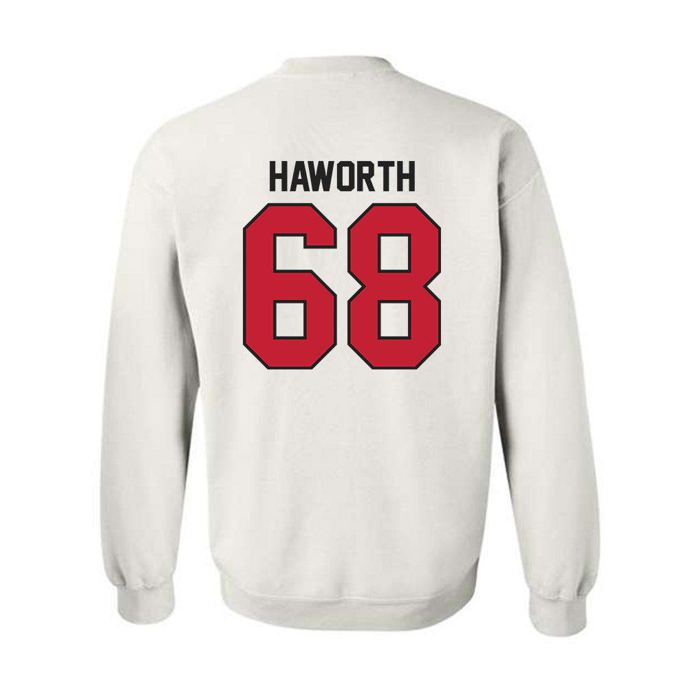 Ball State - NCAA Football : Grant Haworth - Crewneck Sweatshirt-1