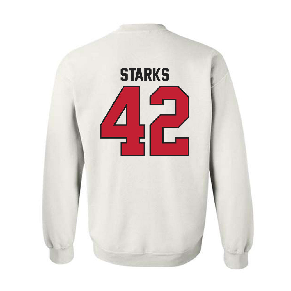 Ball State - NCAA Football : Layton Starks - Crewneck Sweatshirt-1
