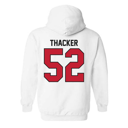 Ball State - NCAA Football : Michael Thacker - Hooded Sweatshirt-1
