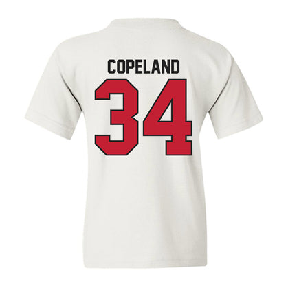 Ball State - NCAA Men's Basketball : Preston Copeland - Youth T-Shirt-1