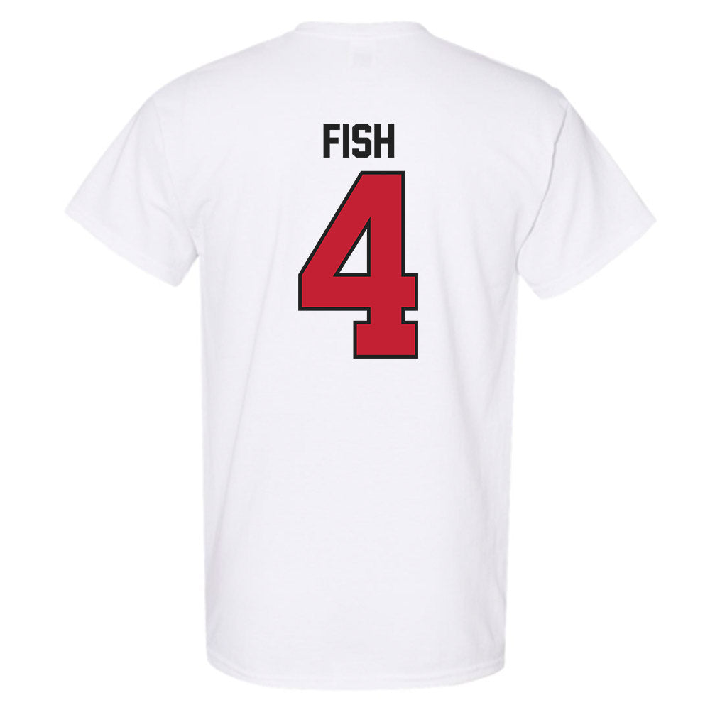 Ball State - NCAA Men's Basketball : Kayden Fish - T-Shirt-1