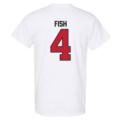 Ball State - NCAA Men's Basketball : Kayden Fish - T-Shirt-1